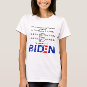 Camiseta Biden cita al hadith 2020 del profeta Mahoma