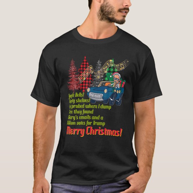 Camiseta Biden Colonoscopy Memes Navidades pero borrado Bid (Anverso)