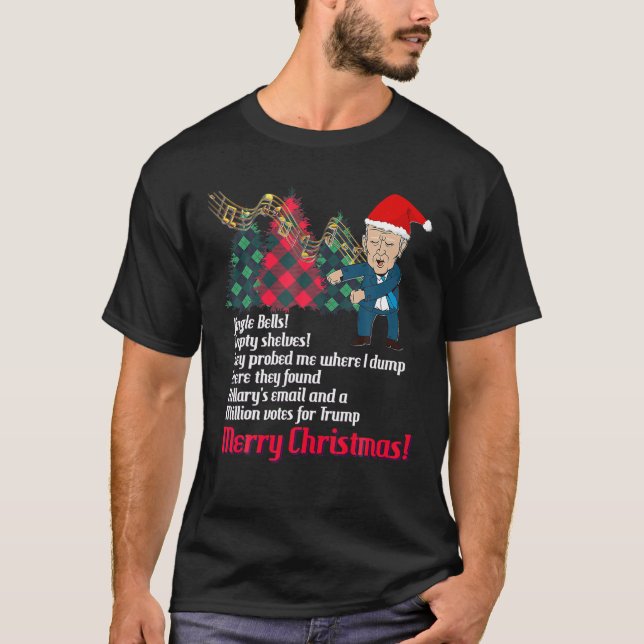 Camiseta Biden Colonoscopy Memes Navidades pero borrado Bid (Anverso)