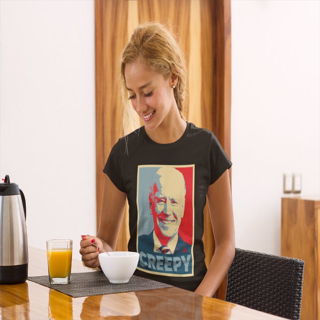 Camiseta BIDEN CREEPY POP ART Anti Joe Biden T-Shirt (Subido por el creador)