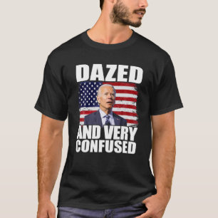 Camiseta Biden De La Bandera Estadounidense Deslumbrado Y M