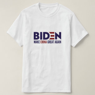 Camiseta Biden hace grande a China de nuevo