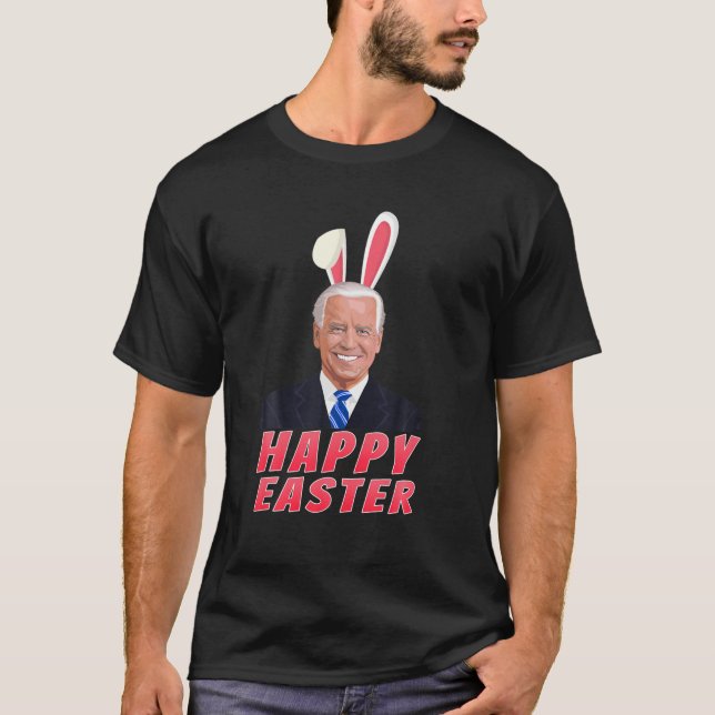 Camiseta Biden Happy Easter Bunny Easter Day (Anverso)