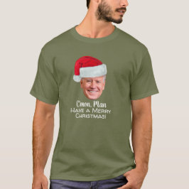 Camiseta Biden Harris 2020 - Joe Santa Hat - C'mon Man