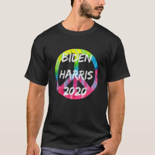 Camiseta Biden Harris 2020, juego de signos de paz de tinte