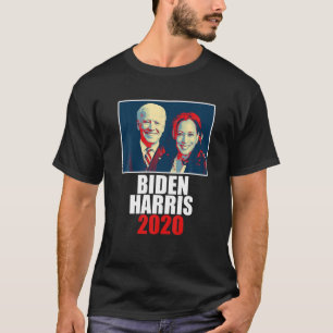 Camiseta Biden Harris 2020 Poster democrático electoral T S