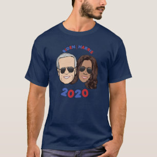 Camiseta biden harris 2020 tonos frescos de las elecciones
