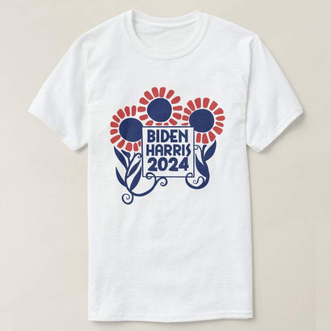 Camiseta Biden Harris 2024 (Diseño del anverso)