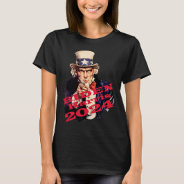 Camiseta Biden Harris 2024 Vota Azul Entrada Democrática