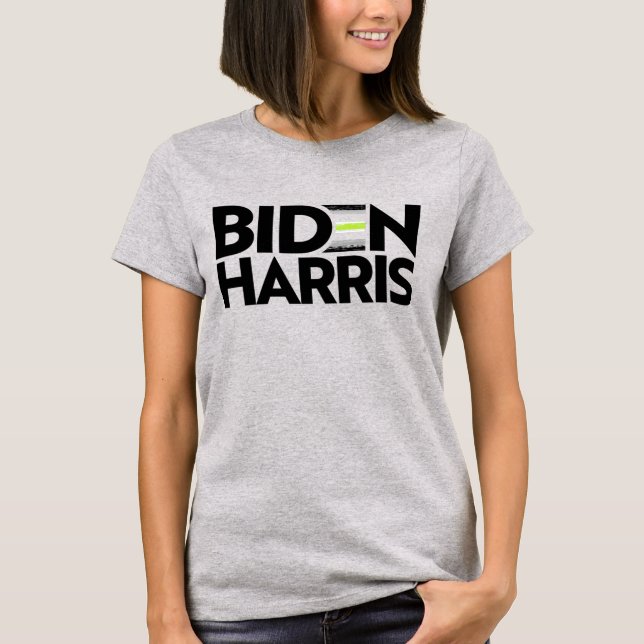 Camiseta Biden Harris Agender Pride (Anverso)