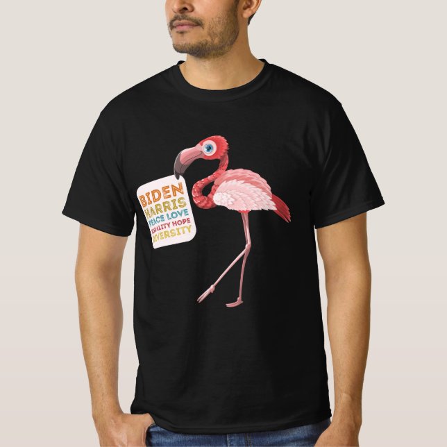 Camiseta Biden Harris Peace Love Equality Hope Diversidad (Anverso)