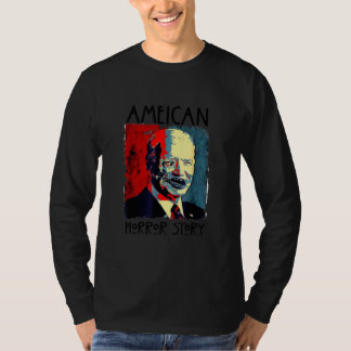 Camiseta Biden Horror Norteamérica Historia Zombie Hallowee