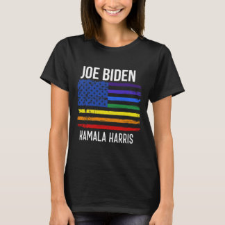 Camiseta Biden Kamala Harris 2020 Hockey Sobre Arcoiris Us 