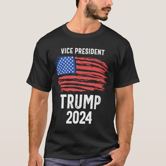 Camiseta Biden Meme Trump Vicepresidente 2024 Hombres Mujer (Anverso)