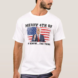 Camiseta Biden Merry 4Th Of You Know The Thing
