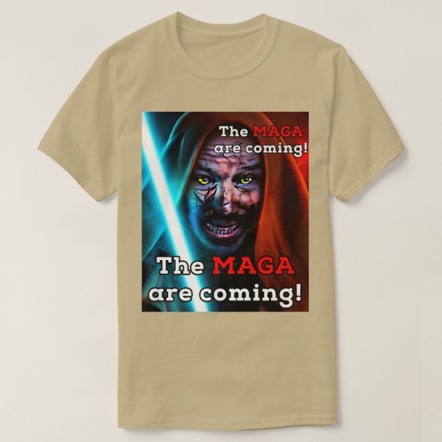 Camiseta Biden Midnight Ride MAGA Are Coming Adult Costume  (Diseño del anverso)