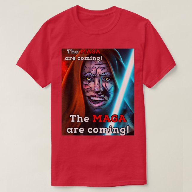 Camiseta Biden Midnight Ride MAGA Are Coming Adult Costume  (Diseño del anverso)