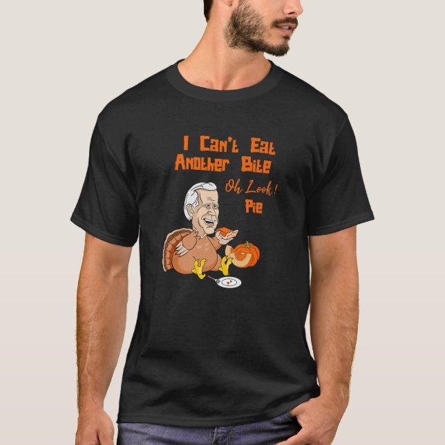 Camiseta Biden no puede comer otra cometa Oh Look Pie Pumpk (Anverso)