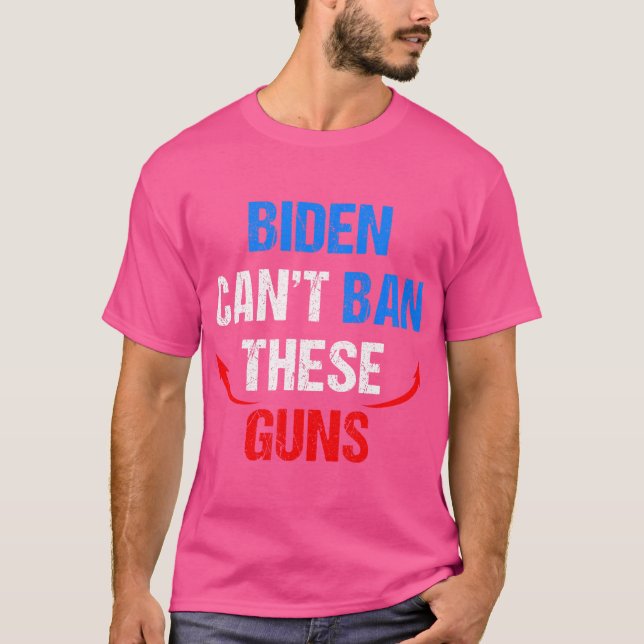 Camiseta Biden No Puede Prohibir Estas Armas Gimnasio Graci (Anverso)