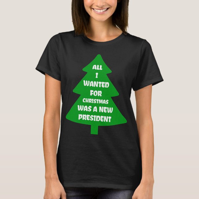 Camiseta Biden - Nuevo presidente para Navidades (Anverso)