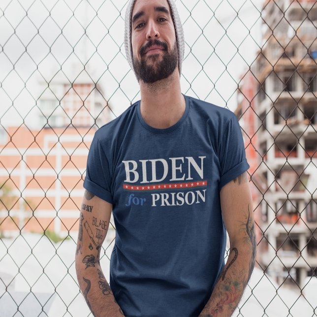 Camiseta BIDEN PARA LA PRISIÓN | Anti Joe Biden T-Shirt (Subido por el creador)