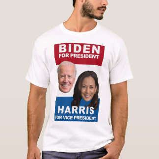 Camiseta BIDEN para Presidente, HARRIS para Vicepresidente