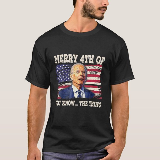 Camiseta Biden Se Desconcertó Con El 4... El Funn. (Anverso)