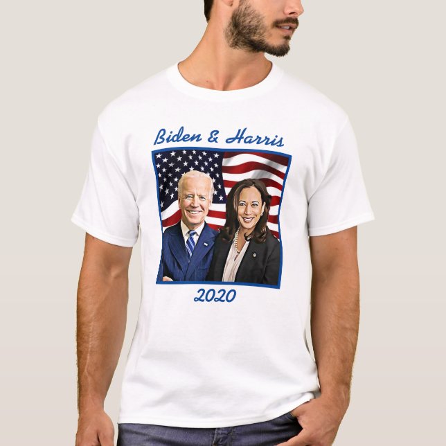 Camiseta Biden y Harris elecciones presidenciales de Estado (Anverso)