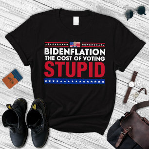 Camiseta Bidenflation El Costo De Votar Estúpido
