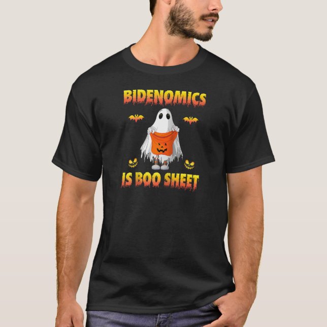 Camiseta Bidenomics Funny Halloween Costume Bidenomics es B (Anverso)