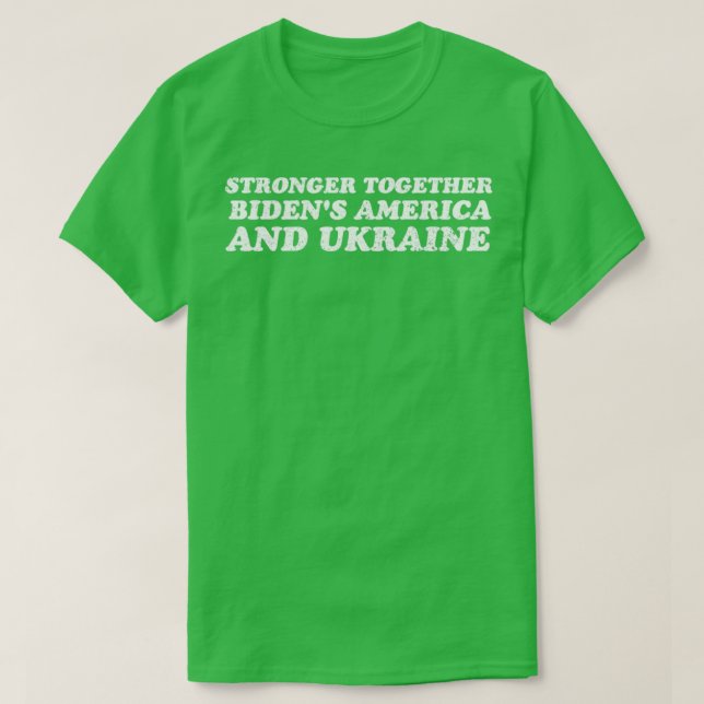 Camiseta Bidens America Ukraine Biden5 (Diseño del anverso)