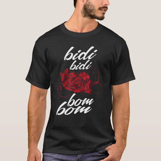Camiseta Bidi Bidi Bom Latina Cumbia Española Da (Anverso)