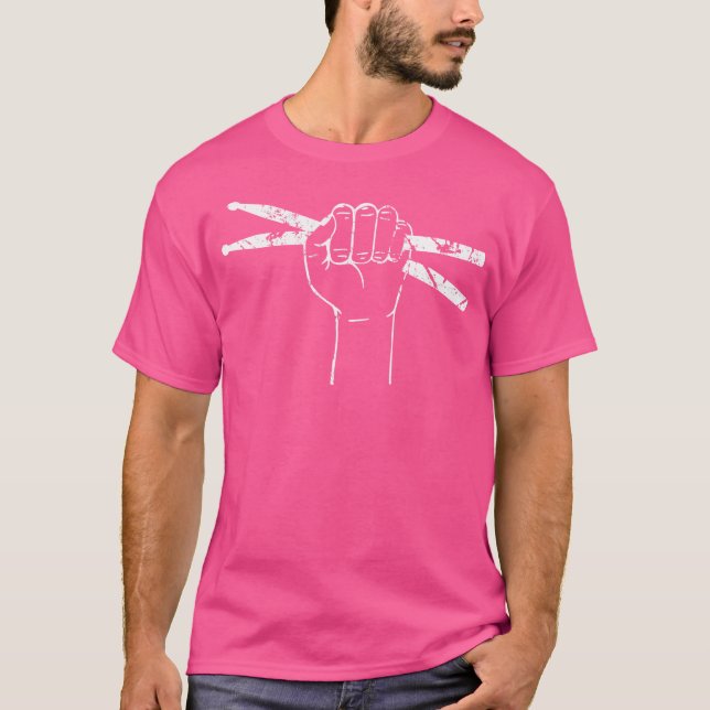 Camiseta Bidones de mimbre Tambores de tambor de tambor (Anverso)