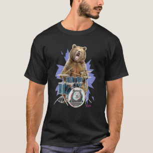 Camiseta Bidones de tambor de tambor con estrella rocosa gr