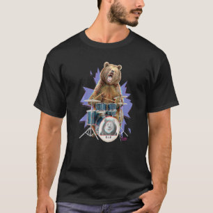 Camiseta Bidones de tambor de tambor con estrella rocosa gr