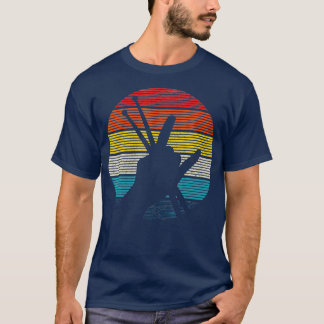 Camiseta Bidones de tambor de tambor de vintage con cuernos