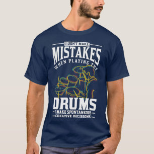 Camiseta Bidones Percussion Drummer Gift Drums