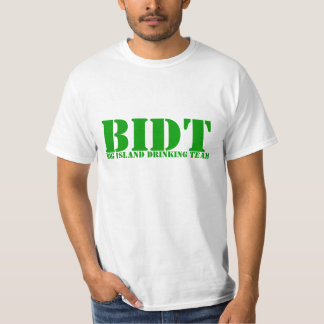 Camiseta BIDT, equipo de bebidas de las islas grandes