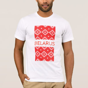 Camiseta Bielorrusia Б е л а р у с El Trama Folclórico De C