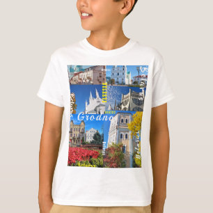 Camiseta Bielorrusia Г la arquitectura de la ciudad de Grod