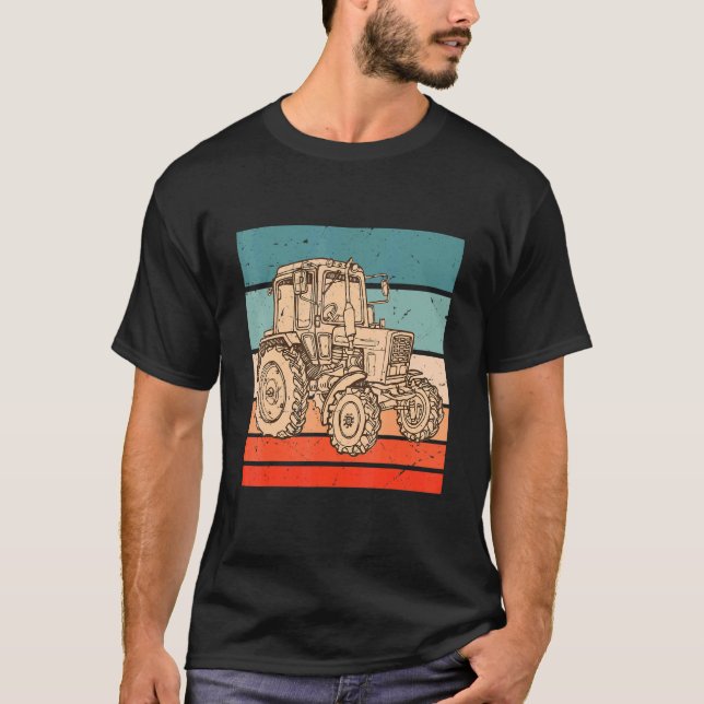 Camiseta Bielorrusia Agricultura de tractores agrícolas 4 (Anverso)
