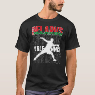 Camiseta Bielorrusia apoya al ping pong bielorruso
