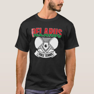 Camiseta Bielorrusia apoya al ping pong bielorruso
