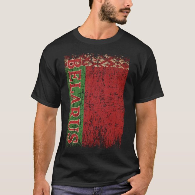 Camiseta Bielorrusia Bandera Regalo Mujeres Hombres Niños B (Anverso)