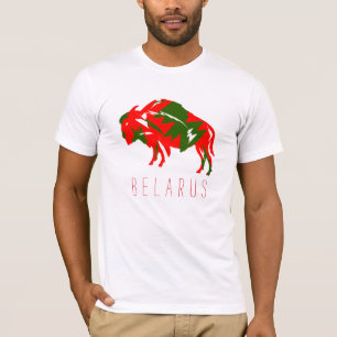 Camiseta Bielorrusia Bison З у б р Б е л htsnihtsnihtsni^Mi