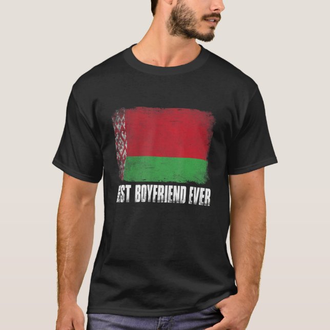 Camiseta Bielorrusia, el mejor novio del día del padre (Anverso)