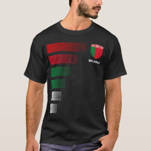 Camiseta Bielorrusia emblema patriótico bielorruso nacional