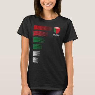Camiseta Bielorrusia emblema patriótico bielorruso nacional