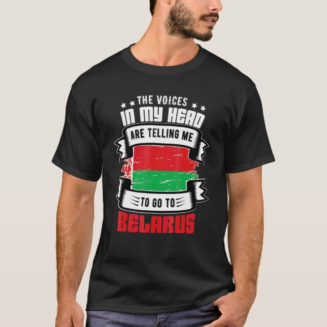 Camiseta Bielorrusia En Mi Cabeza (Anverso)