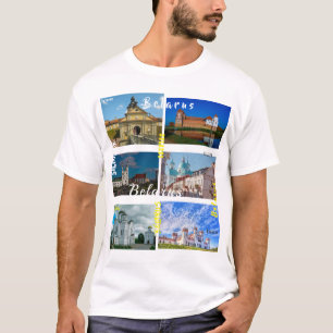 Camiseta Bielorrusia Minsk Grodno Mir Castle Architecture